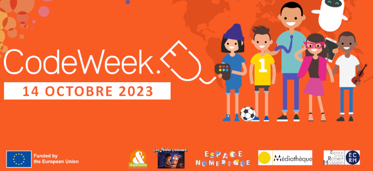 EU Code Week - La Semaine européenne du code, le 14 octobre 2023