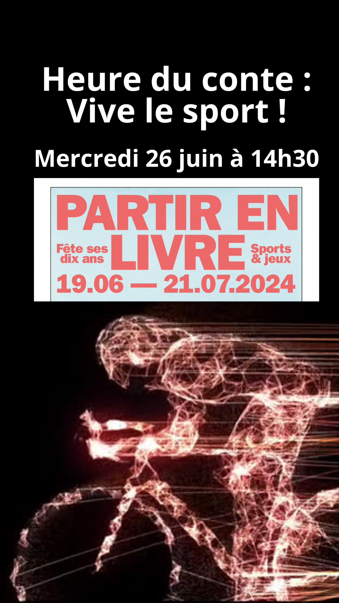 PARTIR EN LIVRE "Heure du conte : Vive le sport !"